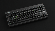 Load image into Gallery viewer, render of GMK CYL Griseann R2 on a black Classic TKL Keyboard