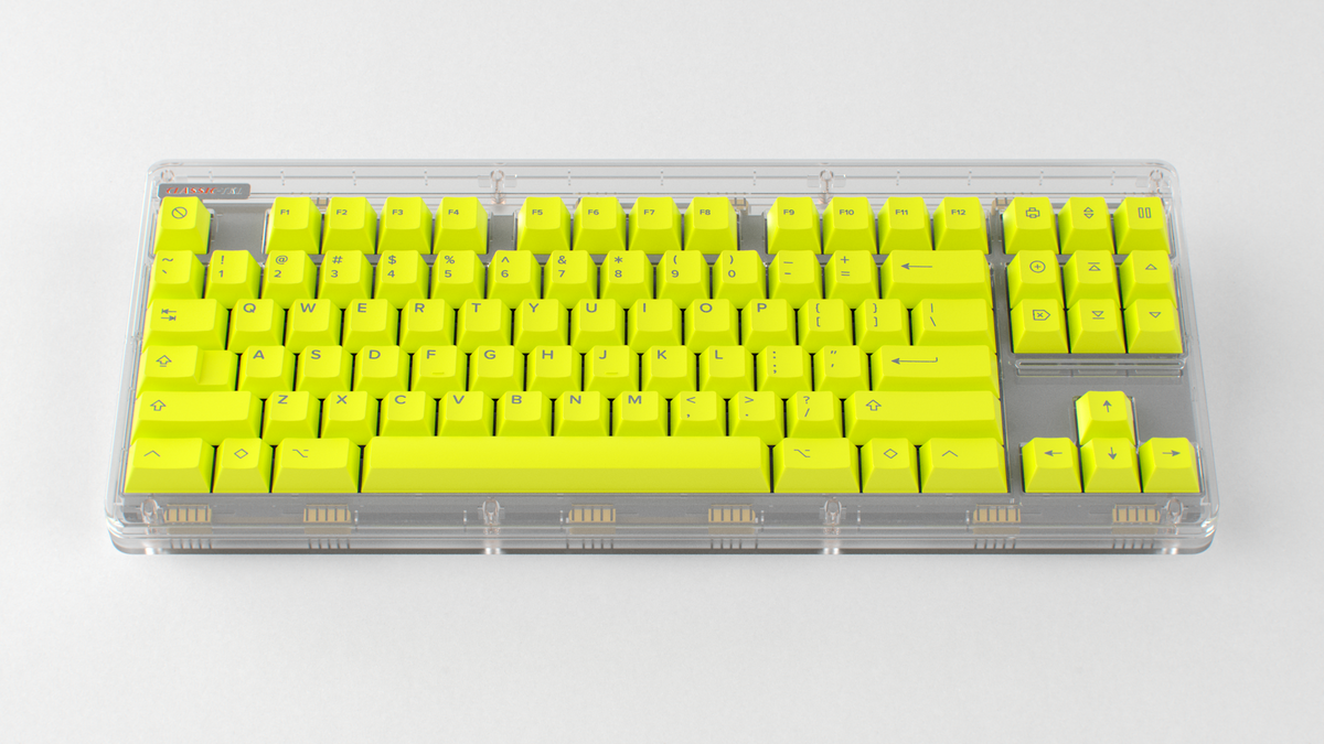  render of a GMK CYL HI-VIZ on a Classic TKL 