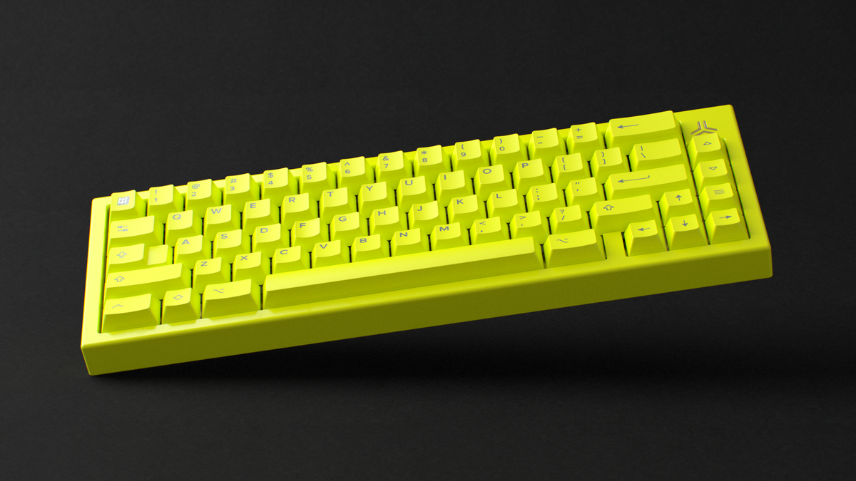  render of a GMK CYL HI-VIZ on an Oku 