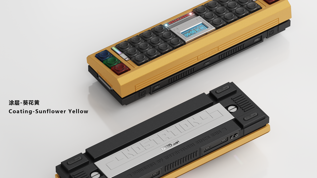  render of NOSTATION in Coated Sunflower Yellow 