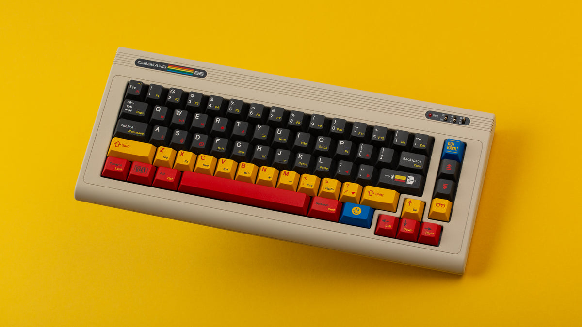  Command 65 Ivory on yellow background 