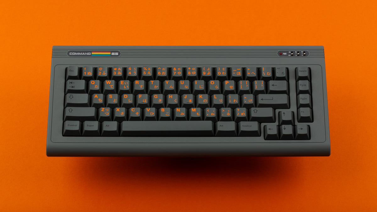  Command 65 Steel on Orange Background 