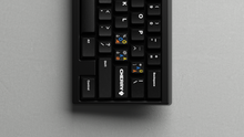 Load image into Gallery viewer, render of GMK Mono top down rotated 90 degrees close up of right side