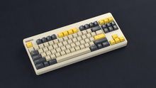 Load image into Gallery viewer, Render of DCS Mudbeam keycaps on a cream CTKL keyboard