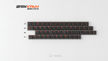 Load image into Gallery viewer, render of GMK CYL Kaiju R3  dark latin kit