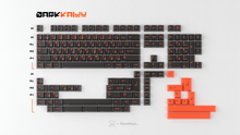 Load image into Gallery viewer, render of GMK CYL Kaiju R3 Dark Kaiju Base Kit