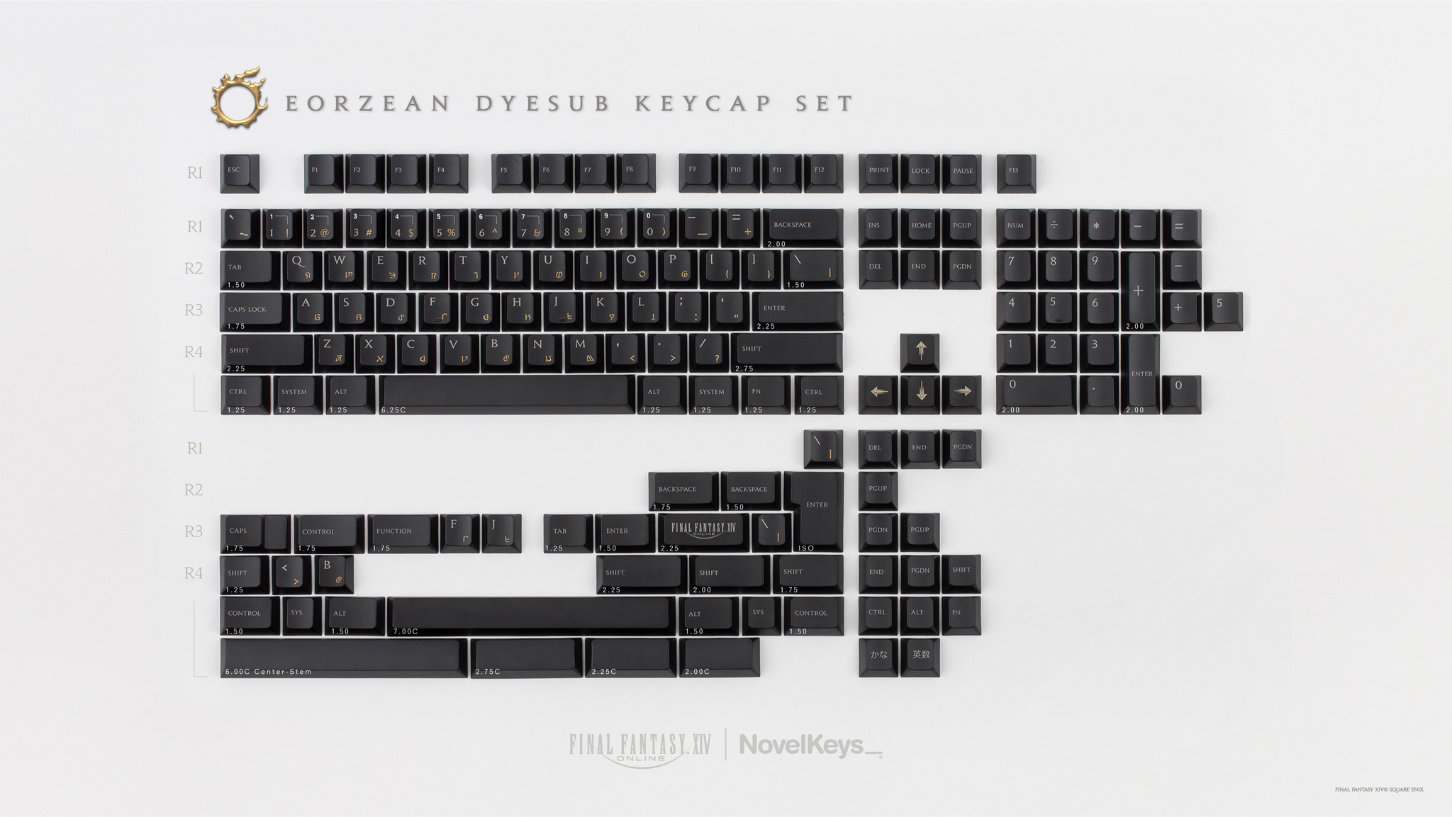 FFXIV Eorzean Keycaps – NovelKeys LLC FFXIV Eorzean Keycaps – NovelKeys LLC