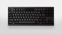 Load image into Gallery viewer, render of GMK CYL Evil Dolch on a black keyboard