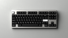 Load image into Gallery viewer, render of GMK Mono top down on silver keyboard