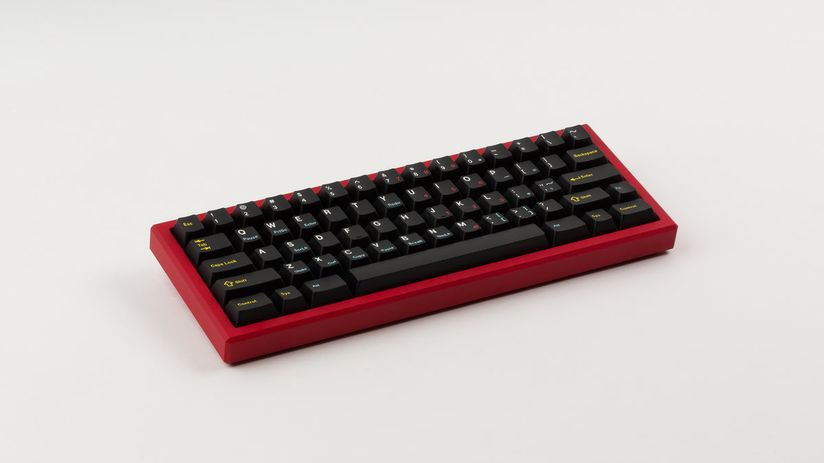  GMK CYL 1520 on a red Keyboard angled 