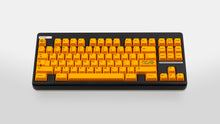 Load image into Gallery viewer, GMK CYL ADA keycap set on black TKL keyboard, front view