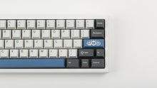 Load image into Gallery viewer, GMK CYL Arctic on white keyboard zoomed in on right