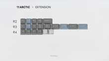 Load image into Gallery viewer, render of GMK CYL Arctic extensions kit