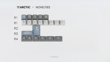 Load image into Gallery viewer, render of GMK CYL Arctic novelties kit