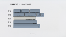 Load image into Gallery viewer, render of GMK CYL Arctic spacebars kit