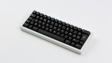 Load image into Gallery viewer, GMK CYL Blanc Sur Noir on white keyboard angled