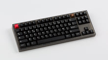 Load image into Gallery viewer, GMK CYL Blanc Sur Noir on NK87 Smoke keyboard