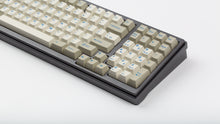 Load image into Gallery viewer, GMK CYL Blue Alert R2 on a grey keyboard angled close up on right side