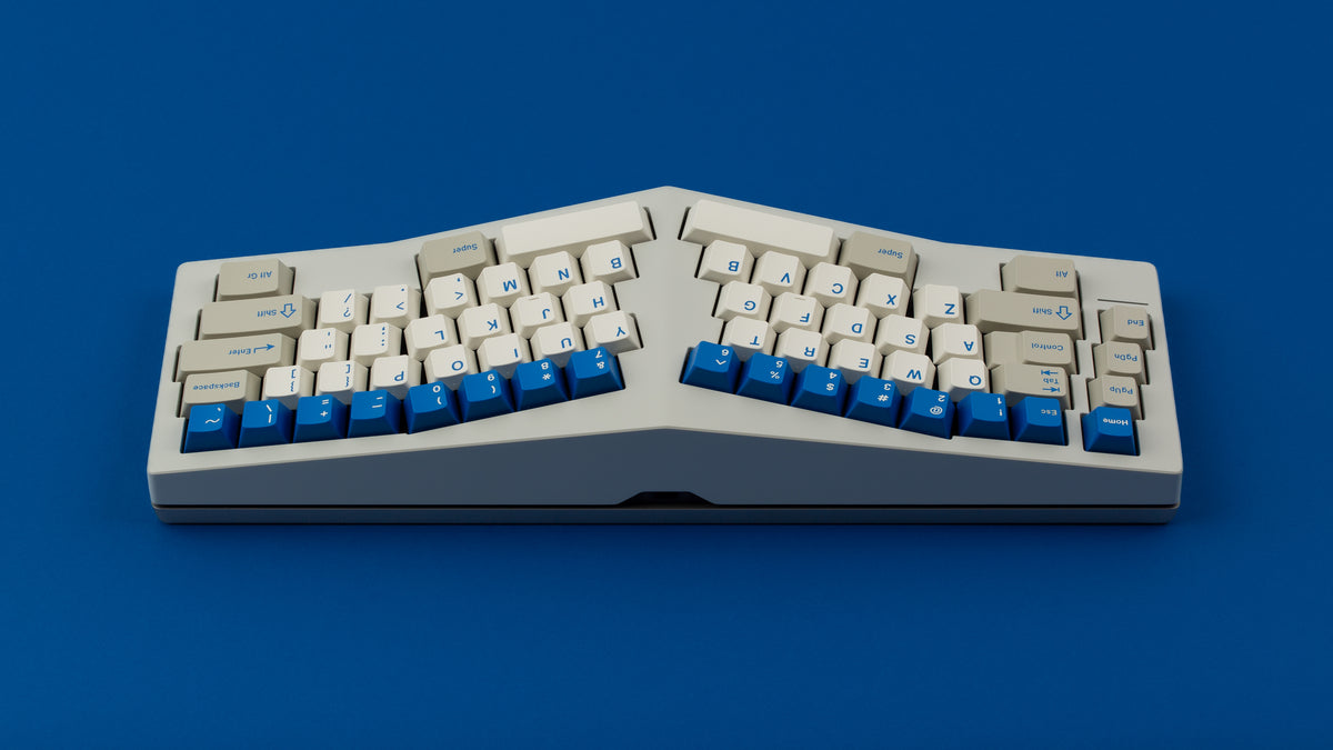  GMK CYL Blue Alert R2 on a TYPE K back view 