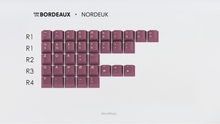 Load image into Gallery viewer, render of GMK CYL Bordeaux nordeuk kit