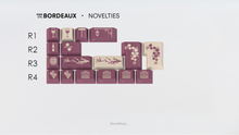 Load image into Gallery viewer, render of GMK CYL Bordeaux novelties