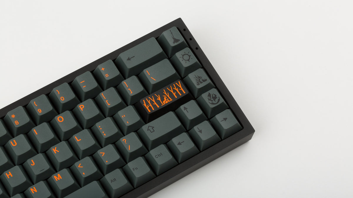  GMK CYL Cinder on black NK65 zoomed in on right 