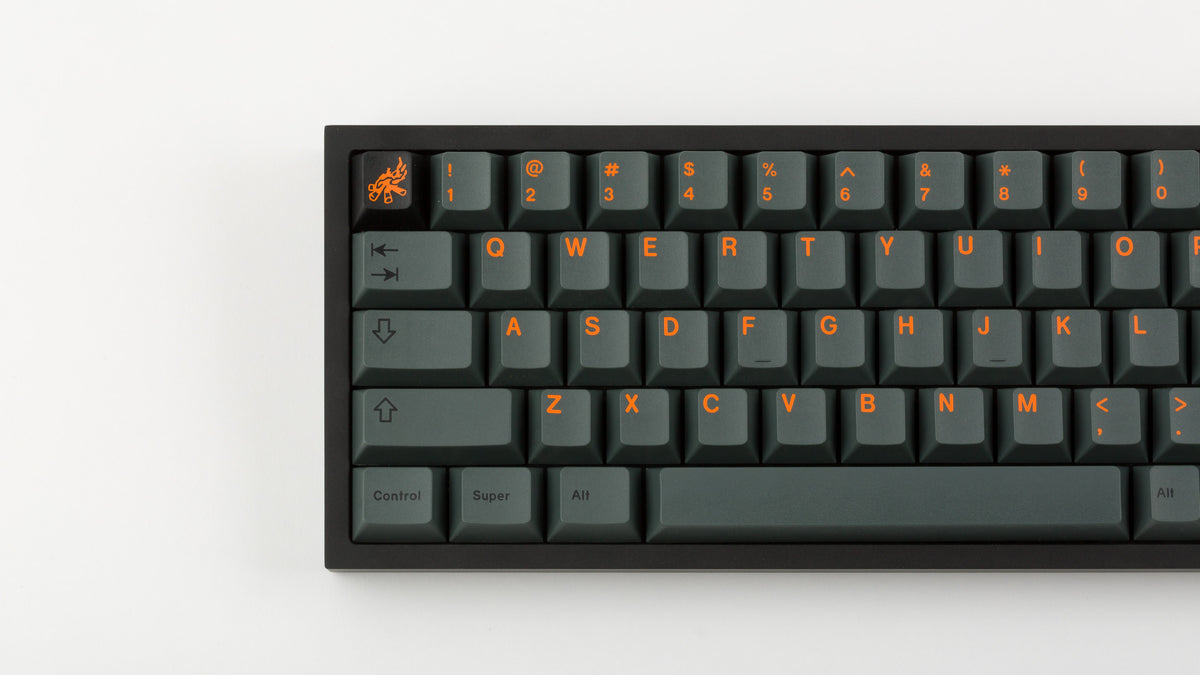  GMK CYL Cinder on black NK65 zoomed in on left 
