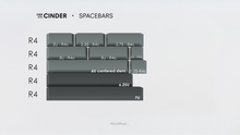 Load image into Gallery viewer, render of GMK CYL Cinder  spacebars kit