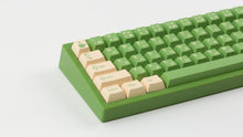 Load image into Gallery viewer, GMK CYL Cream matcha on green nk65 zoomed in on left