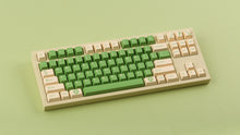 Load image into Gallery viewer, GMK CYL Cream matcha on beige NK87