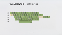 Load image into Gallery viewer, render of GMK CYL Cream matchalatin alphas kit