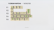 Load image into Gallery viewer, render of GMK CYL Cream matcha novelties kit