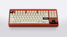 Load image into Gallery viewer, GMK CYL Creme on an ironstone Classic TKL keyboard