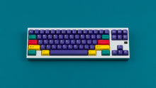 Load image into Gallery viewer, GMK CYL Cubed on a silver keyboard
