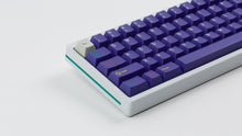 Load image into Gallery viewer, GMK CYL Cubed on a white keyboard zoomed in on left