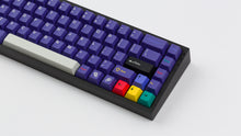 Load image into Gallery viewer, GMK CYL Cubed on a black NK65 zoomed in on right
