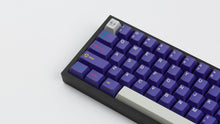 Load image into Gallery viewer, GMK CYL Cubed on a black NK65 zoomed in on left