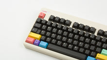 Load image into Gallery viewer, GMK CYL Extended 2048 on a Retrobright Beige CLASSIC-TKL close up on left angled