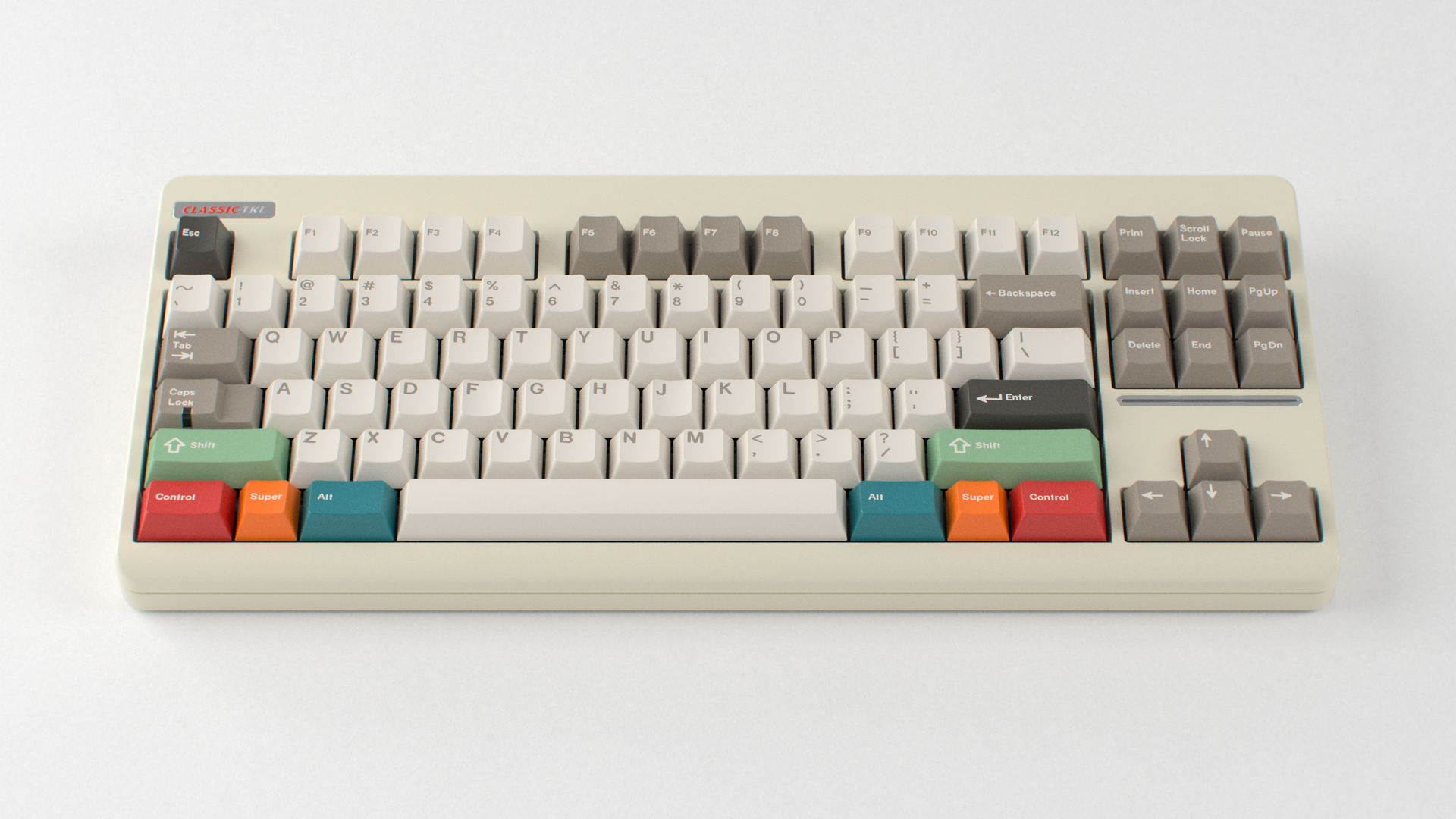 render of GMK Foundation on a beige CLASSIC-TKL with CYL caps