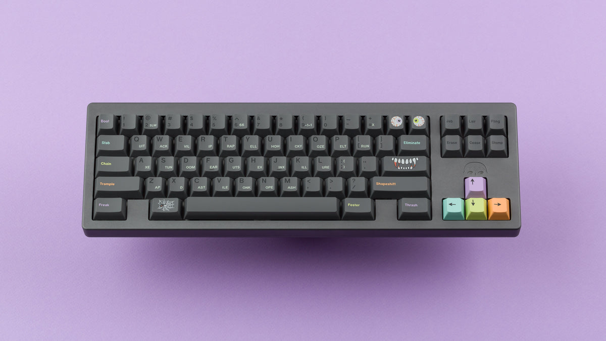  GMK CYL Fright Club on a dark grey keyboard 