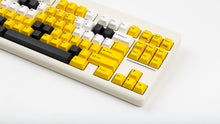 Load image into Gallery viewer, GMK CYL GREG 2 keycaps on a cream Classic TKL keyboard, right-side close-up