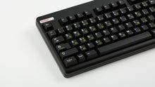 Load image into Gallery viewer, GMK CYL Grissean R2 on a Based Black CLASSIC-TKL close up on left angled