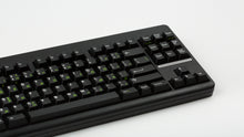 Load image into Gallery viewer, GMK CYL Grissean R2 on a Based Black CLASSIC-TKL close up on right side angled