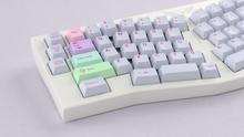 Load image into Gallery viewer, render of GMK CYL Gurokawa on a white keyboard close up on left side