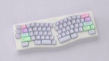 Load image into Gallery viewer, render of GMK CYL Gurokawa on a white keyboard angled
