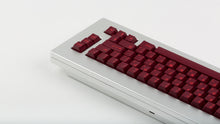 Load image into Gallery viewer, GMK CYL Infernal on a black silver keyboard back view right side