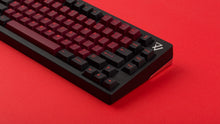 Load image into Gallery viewer, GMK CYL Infernal on a black 7V keyboard zoomed in on right