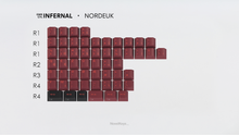 Load image into Gallery viewer, render of GMK CYL Infernal nordeuk kit