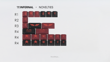 Load image into Gallery viewer, render of GMK CYL Infernal novelties kit
