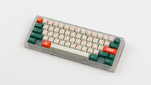 Load image into Gallery viewer, GMK CYL Kaiju Part Deux on translucent keyboard angled